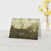 嵐による被害 カード (黄色い花)