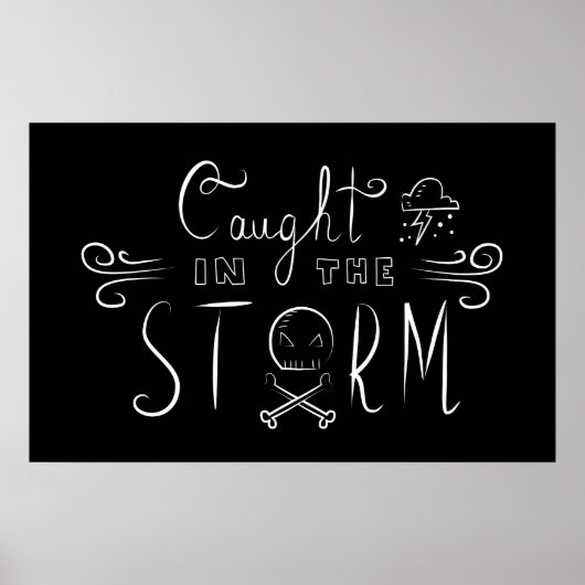 嵐に巻き込まれる ポスター (正面)