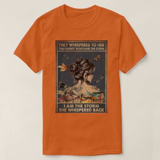 嵐に巻き込まれる Tシャツ (デザイン正面)