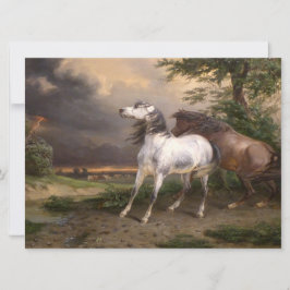 嵐に怯えた馬（カーレ・バーネット） カード