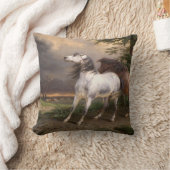 嵐に怯えた馬(カーレ・バーネット) クッション (ブランケット)