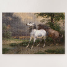 嵐に怯えた馬（カーレ・バーネット）