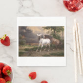 嵐に怯えた馬(カーレ・バーネット) スタンダードランチョンナプキン (インサイチュ)