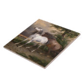 嵐に怯えた馬(カーレ・バーネット) タイル (側面)