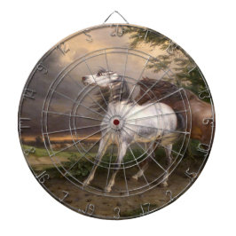 嵐に怯えた馬（カーレ・バーネット） ダーツボード