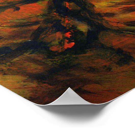 嵐に近づく – 暗く神秘的なポスター ポスター (角)