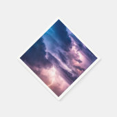 嵐のような空 スタンダードカクテルナプキン (角)