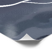 嵐のような空 | ダークウォーターカラーカード ポスター (コーナー)