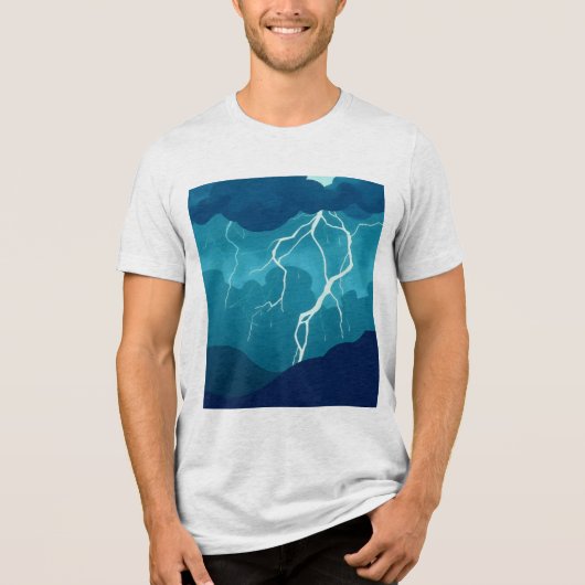 嵐のような空 トライブレンドTシャツ (正面)