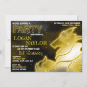 嵐のオオカミ アストラル グロー 招待状 (正面)