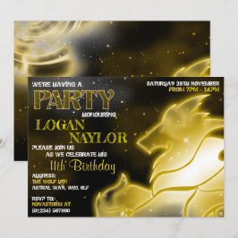 嵐のオオカミ アストラル グロー 招待状