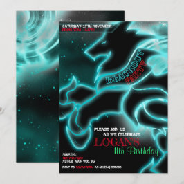 嵐のオオカミ ブラックアウトパーティーの招待状 招待状