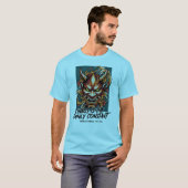 嵐のオニマスクTシャツ – 混沌は唯一の定数  Tシャツ (正面フル)