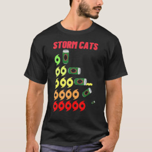 嵐のカテゴリー重い天候ビールが倒れた Tシャツ