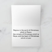 嵐のクリスマスカードの後 シーズンカード (内部)
