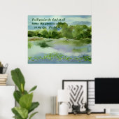 嵐のコミンの夏の水色、私は賞賛… ポスター (ホームオフィス)