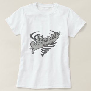 嵐のチェーサーのトルネードより手のロゴ Tシャツ