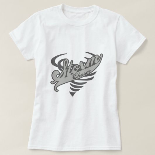 嵐のチェーサーのトルネードより手のロゴ Tシャツ (デザイン正面)