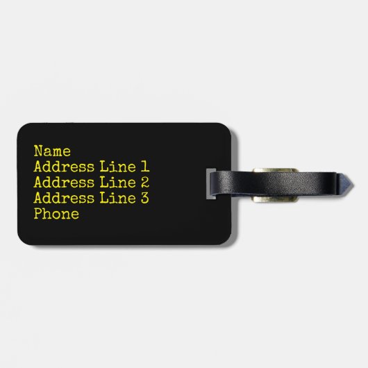 嵐のチェーサーのホックのエコーのレーダーのイメージ ラゲッジタグ (裏面横)