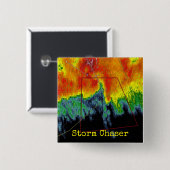 嵐のチェーサーのレーダーのイメージ 缶バッジ (正面&裏面)