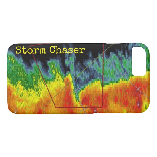 嵐のチェーサーのレーダーのイメージ Case-Mate iPhoneケース (裏面(横))