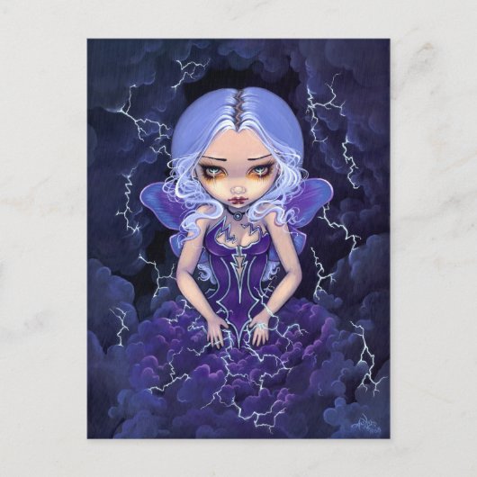 「嵐のドレス」のはがき ポストカード (正面)