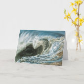 嵐のブランクNotecardsの目 カード (黄色い花)