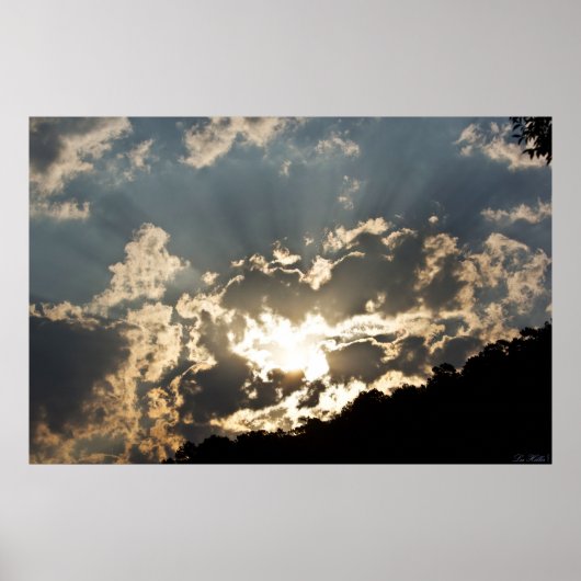 嵐のポスターの後で明るくなる ポスター (正面)