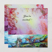 嵐のライダー中世の騎士馬紫 招待状 (正面/裏面)