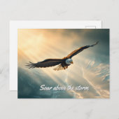 嵐の上に舞い上がる | ポストカード (正面/裏面)