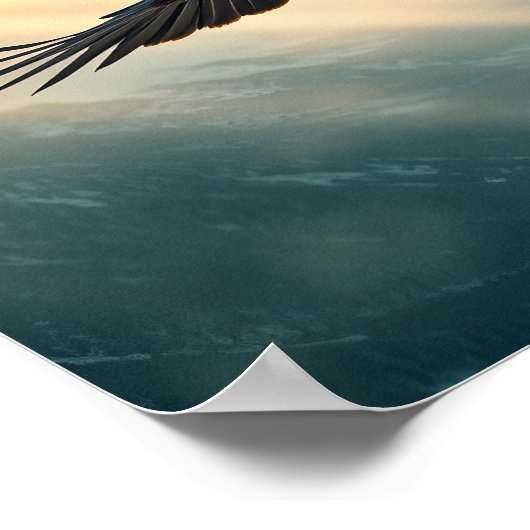 嵐の上を舞う ポスター (角)