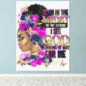 嵐の中でも神が働いているのが見える キャンバスプリント (インサイチュ (ウッドフロア))