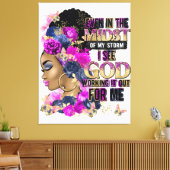 嵐の中でも神が働いているのが見える キャンバスプリント (インサイチュ (リビング))