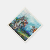 嵐の中でライダーたち スタンダードカクテルナプキン (角)