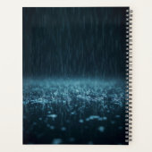 嵐の中で心温まる湿った犬 プランナー手帳 (裏面)