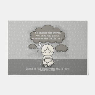 嵐の中で落ち着く ドアマット