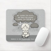 嵐の中で落ち着く マウスパッド (マウス)