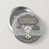 嵐の中で落ち着く 缶バッジ (正面&裏面)