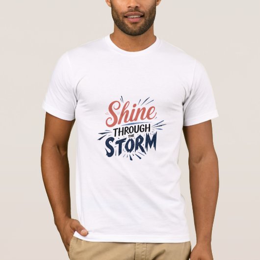 嵐の中で輝く Tシャツ (正面)