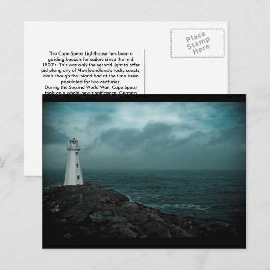 嵐の中で ポストカード (正面/裏面)