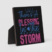 嵐の中にも祝福がある フォトプラーク (正面)