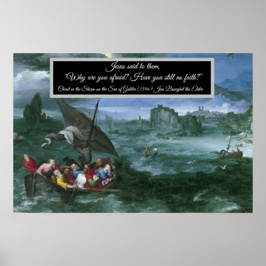 嵐の中のキリスト ポスター (正面)