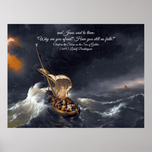 嵐の中のキリスト ポスター (正面)
