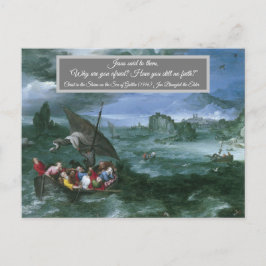 嵐の中のキリスト ポストカード