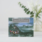 嵐の中のキリスト ポストカード (スタンド正面)