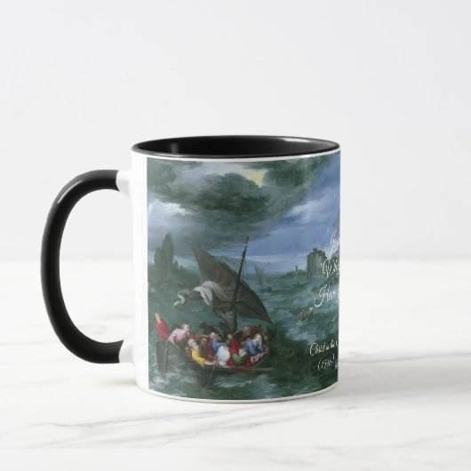 嵐の中のキリスト マグカップ (左)