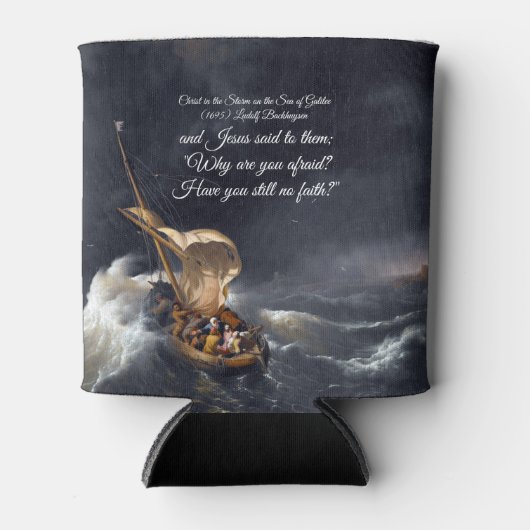 嵐の中のキリスト 缶クーラー (正面)