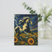 嵐の中のピント・ユニコーン ポストカード (スタンド正面)