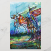 嵐の中のライダー 便箋 (裏面)