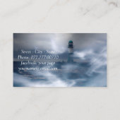 嵐の中のライトハウス – Baltic Sea Business Ca 名刺 (裏面)